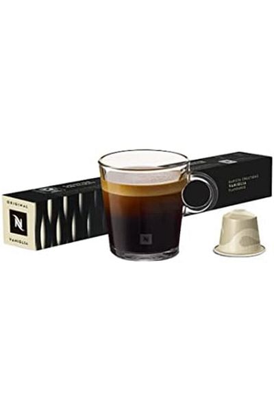 Nespresso Vaniglia Barista Creations Roasted Coffee Capsules, Original Line - 10 capsules