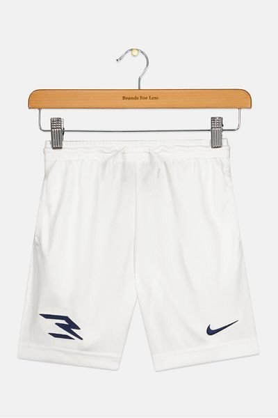 Nike 3Brand by Russell Wilson Toddler Boy Sportswear Fit Embroidered Logo Outdoor Short, White