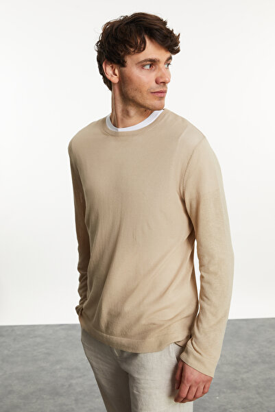 Mudo Cotton Sweater with Crew Neck