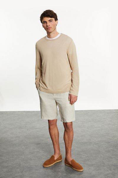 Mudo Cotton Sweater with Crew Neck