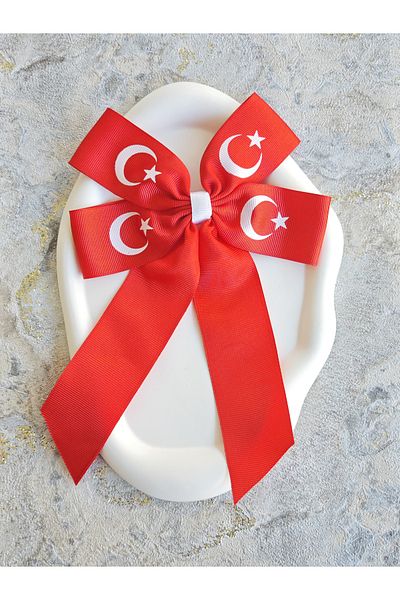 EliraToka Turkish Flag Crescent Star Ribbon Buckle Pen