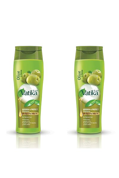 Vatika Naturals Nourish & Protect Shampoo Enriched with Olive & Henna Extracts