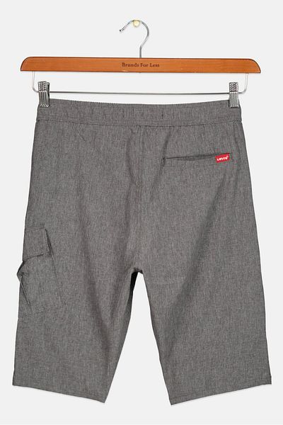 Levi's Kids Boy Heather Slim Shorts, Charcoal