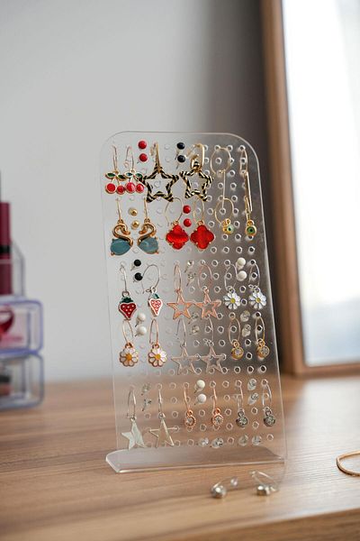 Hayveys Σκουλαρίκι Organizer Plexi Stand Organizer