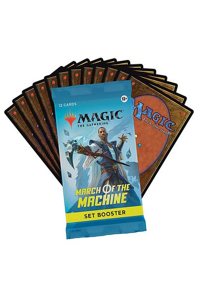 Magic The Gathering MTG March of the Machine play Booster Single Pack (Assorted 1 Piece)