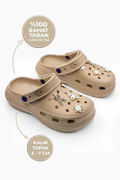 CARLA BELLA Women's Slippers - Stoned Comfortable Beach Pool Hospital Cook Daily Eva