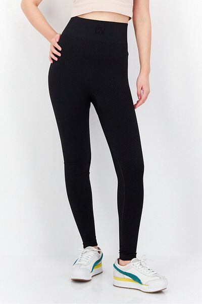 Puma Women Sport Fit Textured Training Leggings, Black