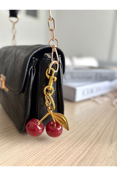 Mia Cherry Bag Charm