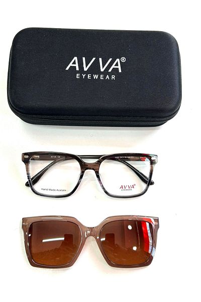Avva 6585 C3 Polarized Clip-On Women's Sunglasses