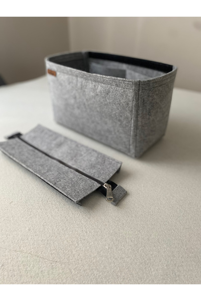 Keçelove B.Heur S Tote Bag Zippered Bag Organizer, Bag Organizer, Bag Organizer