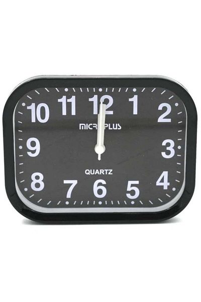 Micro Plus Microplus Analogue Alarm Clock Black PS-4731