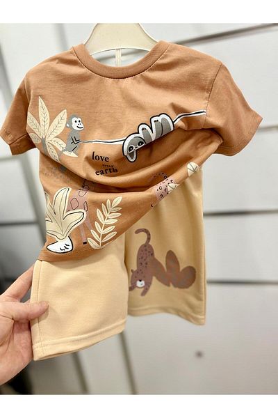 Esterella Boy's Shorts Suit / Short Sleeve Shorts Suit / Children Summer Suit
