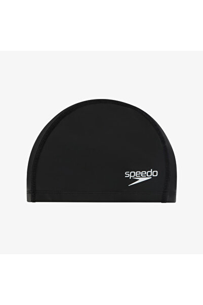 SPEEDO قبعة سباحة سوداء للجنسين من Ultra Pace