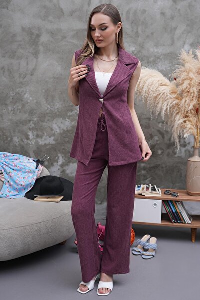 ZEYWEAR بدلة سترة مفصلة بأزرار ذهبية