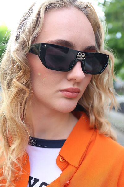 Eyesofia نظارات شمسية كلاسيكية من الزجاج الأسود Uv400 للجنسين من B&b