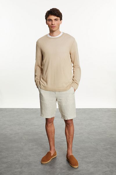 Mudo Cotton Sweater with Crew Neck