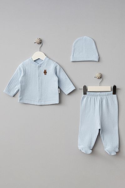 Bebitof Cute Figures Cotton 3 Piece Baby Set