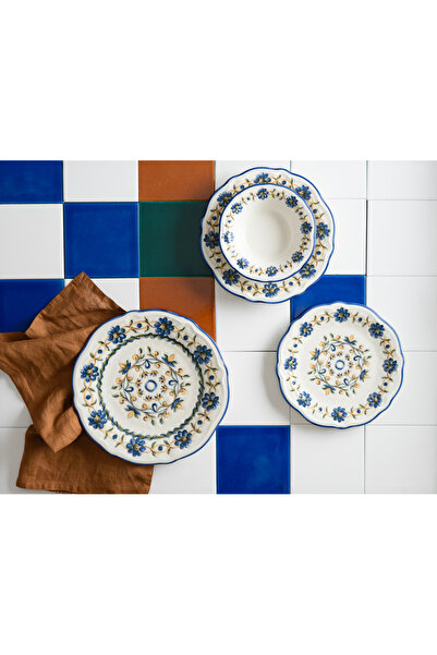 PORSER Tucsan Bloom Fulya 24 Parça 6 Kişilik Yemek takımı