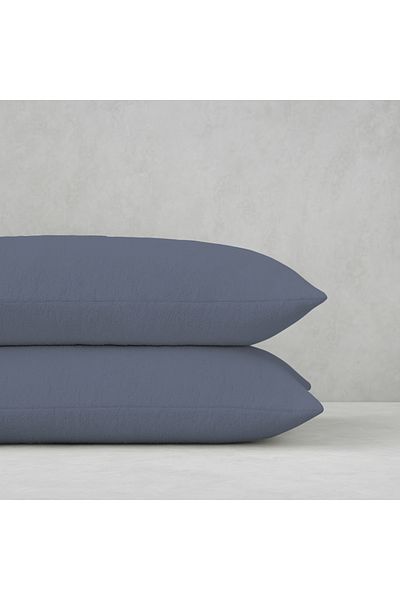 The Berb Soft Terry Fabric - Set of 2 Towel Textured Pillow Cases 50X70 Zippered