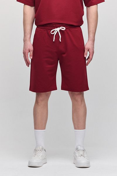 COMBİNE MİCHAİL Pantaloni scurți și bermude roșii Claret pentru bărbați