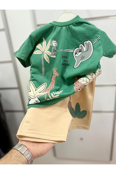 Esterella Boy's Shorts Suit / Short Sleeve Shorts Suit / Children Summer Suit