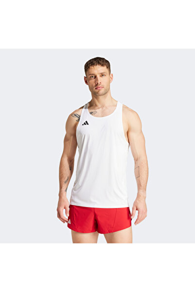 adidas Adizero E Snglt Erkek Beyaz Koşu Atleti