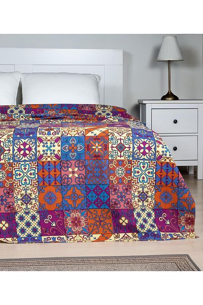 Menderes Home Cotton Collection - Two-Person Pike Anadolu