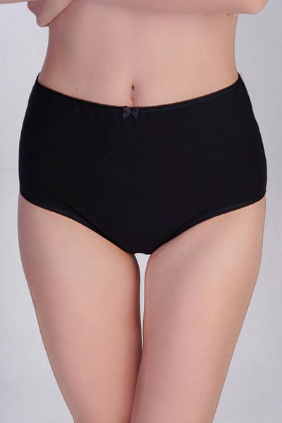 C&City Βαμβακερό Ψηλόμεσο Slip 5004 Μαύρο 3 Τμ