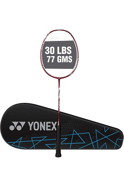 YONEX Yonex Astrox Lite 45I Strung Badminton Racquet | Graphite | 30 lbs Tension, 5U G4 - Kurenai