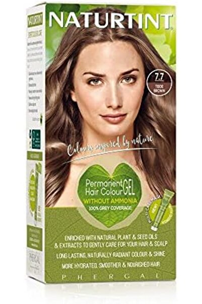 NATURTINT صبغة شعر دائمة | لتغطية طويلة الأمد للشعر الرمادي | ٧.٧- تايد براون...