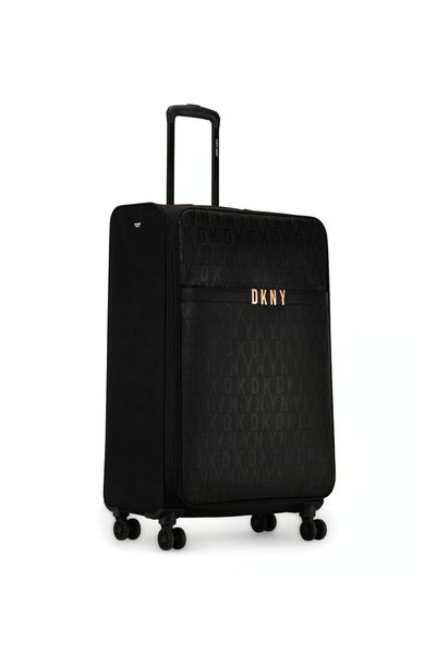 Dkny IMPRESSIONIST Hardside Trolley Bag with 4 Spinner Wheels, ABS+PC Case Luggage with TSA Lock