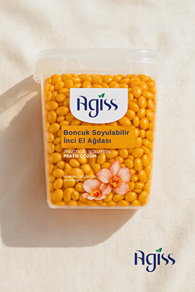 AGISS Normal Ciltler Için Natural Boncuk Soyulabilir Inci El Ağdası 500 gr