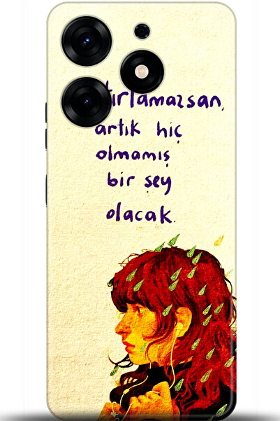 TECNO حافظة سبارك 10 برو مطبوعة بدقة HD - سلسلة لوفيليز 5596