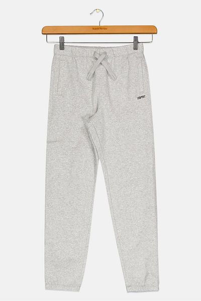 Esprit Kids Boy Embroidered Logo Sweatpants, Grey