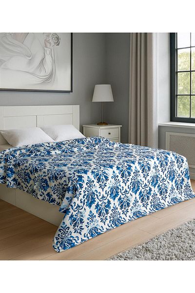 Menderes Home Cotton Collection - Double Pike, Mediterranean Style