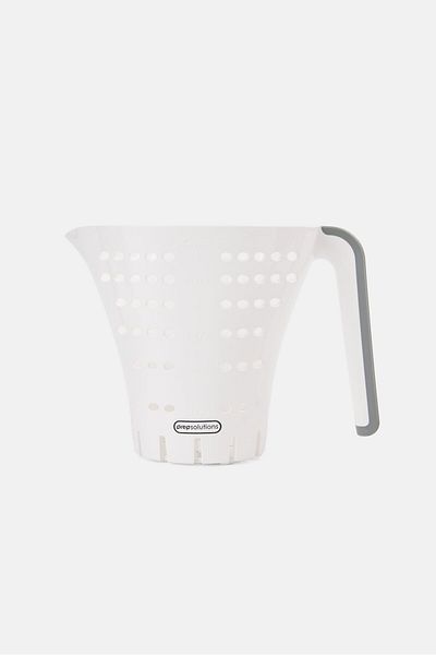 Progressive 3-cup Hand-held Measuring Colander, White