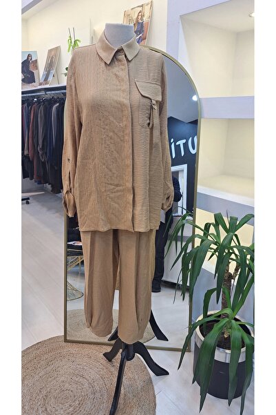 Nuss Sports Suit Pocket Detail 1041 Camal