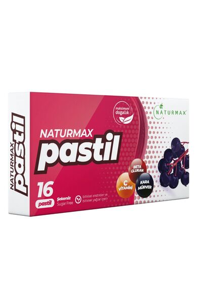 Naturmax 16'lı Pastil Kırmızı Beta Glukanlı