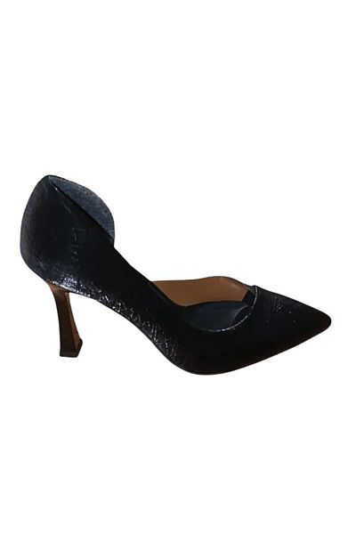 NEW ANGEL 853 Women's Heeled Transparent Detailed Stiletto Shoes