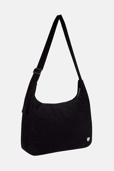 WWF Market Panda Velvet Bag - Black