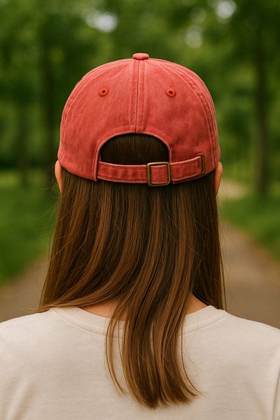 LAGRANZE Pălărie ocazională pentru femei Pălărie vintage premium din bumbac spălat cu detalii învechite