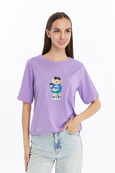 CNR TEKSTİL ΓΥΝΑΙΚΕΙΟ TSHIRT ΑΡΚΟΥΔΑ