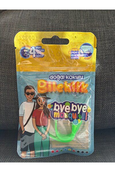 bye bye mosquito Sinek Kovucu Bileklik Doğal Kokulu