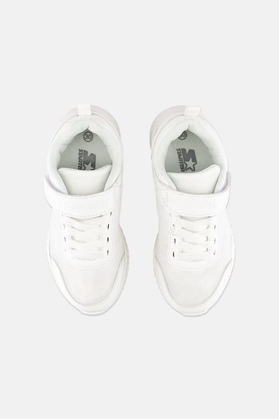 Starter Kids Boy Velcro Closure Outdoor Shoes, White