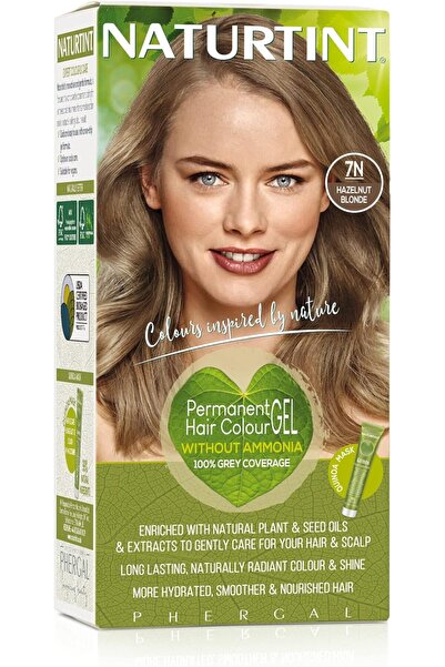 NATURTINT صبغة شعر دائمة | لتغطية رمادية تدوم طويلاً | 7N-أشقر بندقي 165 مل: ...