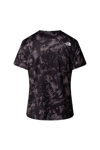 THE NORTH FACE Women's Flex S/S T-Shirt Reg Aop Nf0A8Bqg8R41 Black-L