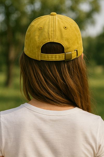 LAGRANZE Pălărie ocazională pentru femei Pălărie vintage premium din bumbac spălat cu detalii învechite