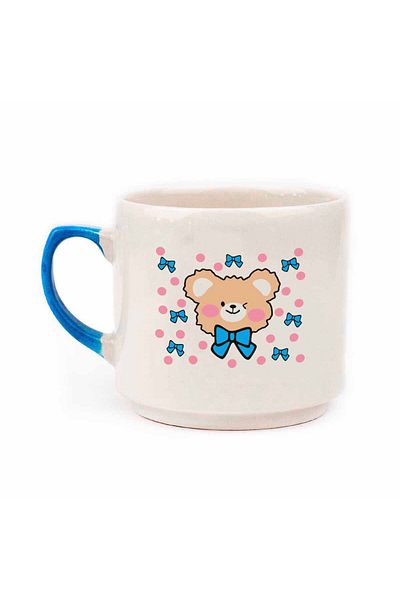 PALTO TASARIM Shiny Mystical Mug - Kawaii Puppy Cream Fertilizer Mug Hubele