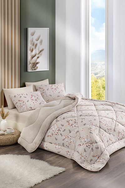 MARLA HOME Double Welsoft Quilt Sleeping Set |   Elastic Sheet |   Spring
