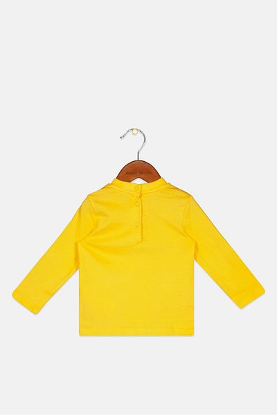 Chicco Toddlers Boy Graphic Print Long Sleeves Top, Yellow